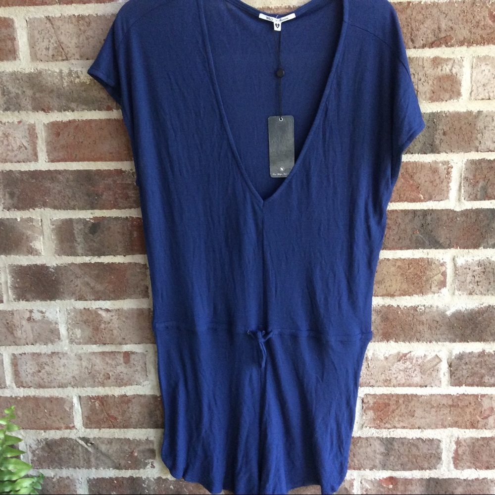 New Wildfox Swim Lightweight Romper Cover Up - Picture 2 of 6